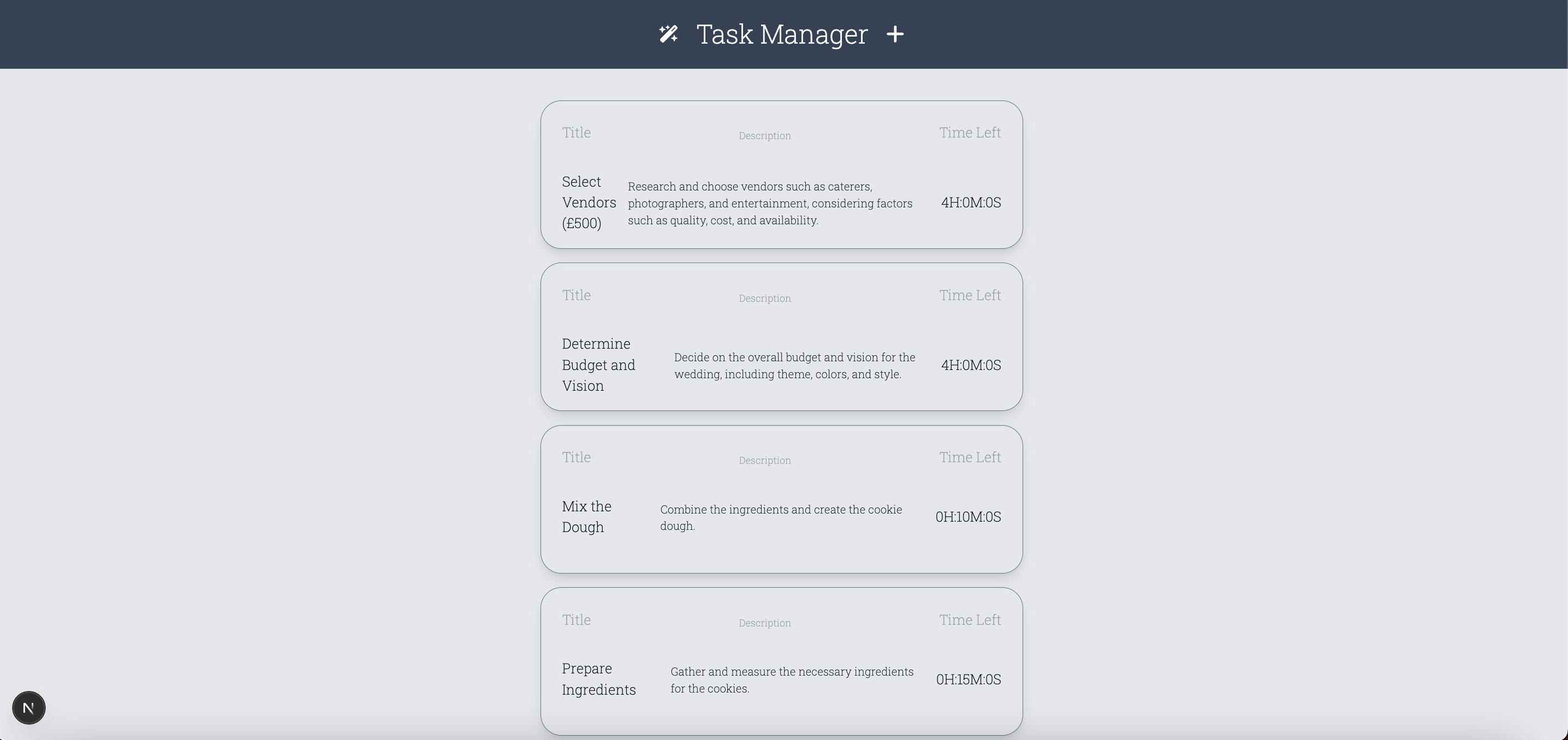 Full-Stack Task Manager Web App
